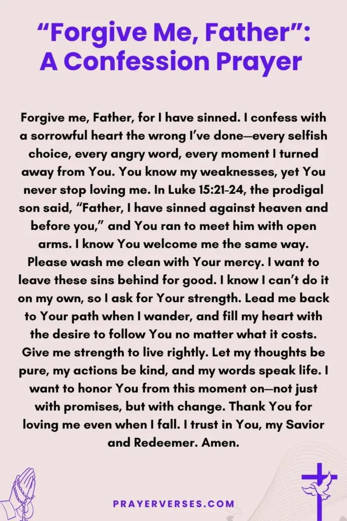 “Forgive Me, Father”_ A Confession Prayer