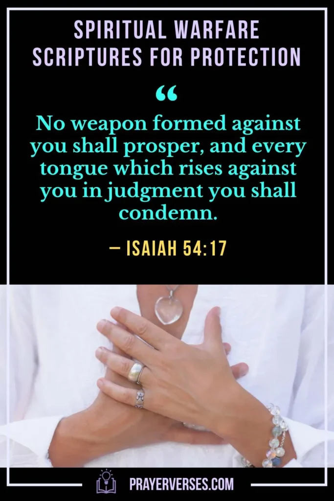 Spiritual Warfare Scriptures for Protection